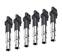 Ldabrye 022905100N 022905715C 1331283 UF404 Candela Durevole per Bobina Accensione Auto 022905100A 022905100D 022905100G 022905100K Candele E Pacchi Bobine Set Prese Girevoli con Cavi con