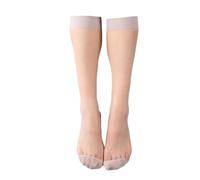 Ldabrye 1/5/10 Paia Traspirante Delle Donne di Seta Calze Al Ginocchio Per Uso quotidiano Puro Super Sottile Nylon Calze Al Ginocchio Donne Calze di Seta