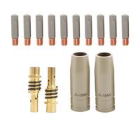Ldabrye 14Pcs 15AK Rivestimento Protezioni Ugello Antiaderente Saldatura Airless Protezioni Pistole Macchina Protettiva