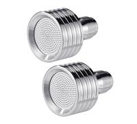 Ldabrye 2 ugelli per lavaggio ad alta pressione doccia in acciaio inox da 1/4 di pollice connessione rapida lavaggio auto giardino strumento di pulizia in acciaio inox ugello per tubo da giardino
