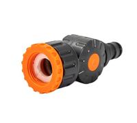 Ldabrye Adattatore multiuso a tenuta stagna da giardino a 6 punti con valvole di intercettazione manuale, connettore per rubinetto in ABS resistente alle intemperie