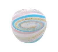 Ldabrye Artistica Artigianato Stili Etnici Anelli di Vetro Intricato Wirework Disegni Floreali Portatili Confortevole Fit Sostenibile, Misura unica, come descritto, come descritto