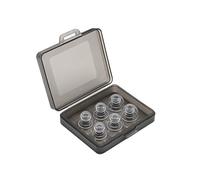 Ldabrye Auricolari in silicone morbido trasparente, set di 3 dimensioni, design con riduzione del rumore per una vestibilità sicura e confortevole e auricolari in silicone con isolamento acustico