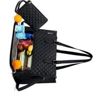 Ldabrye Borsa portaoggetti con scomparto per il pranzo, borsa per computer portatile, con scomparto per il pranzo, porta computer, contenitore per bevande alla frutta, borsa per laptop con isolamento