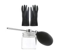 Ldabrye Bottiglia spray ricaricabile con impugnatura comoda, con guanti in lattice per un facile giardinaggio e spray per piante, spray di lunga durata