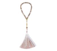 Ldabrye Braccialetto tradizionale musulmano con perline di preghiera con un tocco moderno con nappe colorate per uso spirituale e alla moda