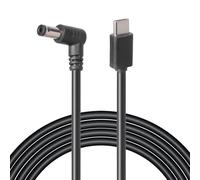 Ldabrye Cavo di ricarica professionale da 5,5 x 2,1 mm, USB C, compatibile per apparecchiature di trasmissione Studio Curva a 90 gradi Salvaspazio Triggers Wire per dispositivi stampanti e proiettori