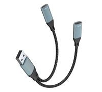 Ldabrye Cavo splitter USB Y maschio a 2/3 femmina tipo C convertitore multipla cavo di espansione multiporta adattatore split splitter per laptop