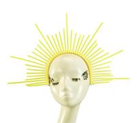 Ldabrye Cerchietto per capelli a forma di corona, stile gotico, accessorio per capelli con chiodini, accessorio per capelli per donne e ragazze