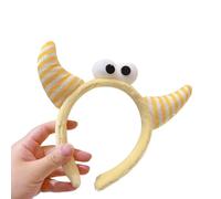 Ldabrye Cerchietto per capelli per ragazze con cartoni animati divertenti in corno di clown accessori per capelli primaverili fasce per capelli per feste di compleanno accessori per capelli per donne