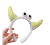 Ldabrye Cerchietto per capelli per ragazze con cartoni animati divertenti in corno di clown accessori per capelli primaverili fasce per capelli per feste di compleanno accessori per capelli per donne