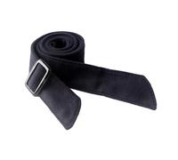 Ldabrye Cintura da donna in lana artificiale, con fibbia, per l'inverno, alla moda, per vestiti, pantaloni, cappotti, blu navy, Etichettalia unica