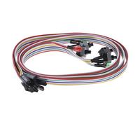 Ldabrye Computer Case Power Reset Button Switches Cavo 26 "Con Luci LED Per Schede Madri Desktop