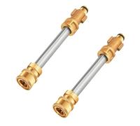 Ldabrye Confezione da 2 ugelli per idropulitrice per riparazione ugello idropulitrice adattatore bacchetta adattatore di riparazione adatto per una pulizia efficiente connettore in acciaio