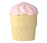 Ldabrye Contenitore per ghiaccio efficiente in silicone per uso alimentare con coperchio per uso domestico e accessori per la cottura in famiglia Contenitore per crema