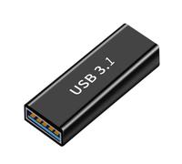 Ldabrye Convertitore portatile USB a tipo C femmina connettore testa 3.1 supporta ricarica rapida da 10 Gbps e sincronizzazione dati da USB a a tipo C