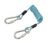 Ldabrye Corda a molla a spirale anti-smarrimento per fotocamera subacquea, con clip a sgancio rapido