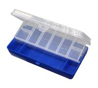 Ldabrye Custodia per esche da pesca a doppio ponte con vassoi rimovibili per pesca in acqua salata e d'acqua dolce, scomparto regolabile