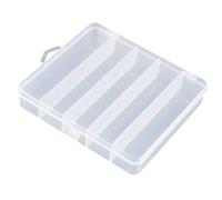 Ldabrye Custodia per esche da pesca a doppio ponte con vassoi rimovibili per pesca in acqua salata e d'acqua dolce, scomparto regolabile