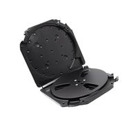 Ldabrye Custodia per nastro in rotolo aperto da 7 pollici con 3 fori per bobine vuote e borsa per il trasporto per sicurezza sonora professionale Contenitore per nastro in alluminio ABS