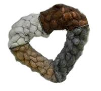 Ldabrye Decorazione da appendere multifunzionale a forma di cuore a forma di nido di uccello, adatta per la posizione dell'ambiente Regalo premuroso resistente alle intemperie ornamento