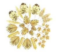 Ldabrye Decorazioni per matrimoni e feste, eleganti foglie artificiali, ornamento elegante per la casa e le feste, decorazione con foglie artigianali