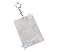 Ldabrye Elegante portachiavi a forma di stella per carte di credito, decorazione per mostrare la passione del tuo idolo
