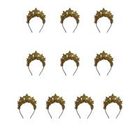 Ldabrye Fascia per capelli con stelle glitterate, fasce natalizie con tinsel per capelli, fasce per capelli per feste creative di Capodanno, accessori per capelli per donne e ragazze