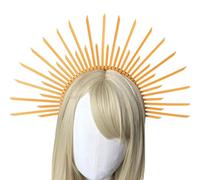 Ldabrye Fascia per capelli per adulti, festival, Halloween, con angelo barocco, design sacro, accessorio per capelli per donne e ragazze