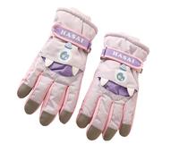 Ldabrye Guanti da sci impermeabili antivento foderati in pile per uomo donna bambino freddo isolamento termico per sci ciclismo antivento