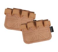 Ldabrye Guanti per sollevamento pesi con protezioni antiscivolo a quattro dita per allenamento, manubri, per ciclismo, fitness, esercizi di sollevamento pesi, protezioni per palmi