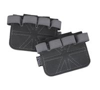 Ldabrye Guanti per sollevamento pesi con protezioni antiscivolo a quattro dita per allenamento, manubri, per ciclismo, fitness, esercizi di sollevamento pesi, protezioni per palmi