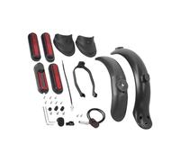 Ldabrye Parafango anteriore posteriore universale con staffe, fanale posteriore, accessorio per scooter elettrici vari tipi di moto, impermeabile, parafango