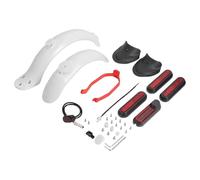 Ldabrye Parafango anteriore posteriore universale con staffe, fanale posteriore, accessorio per scooter elettrici vari tipi di moto, impermeabile, parafango