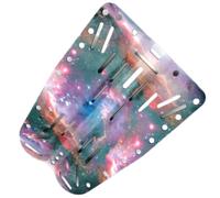 Ldabrye Piastra posteriore regolabile in alluminio per immersioni con controllo bilanciato del galleggiamento, adatta per l'esplorazione degli oceani e l'allenamento in piscina, piastra posteriore