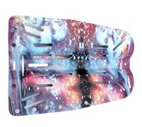 Ldabrye Piastra posteriore regolabile in alluminio per immersioni con controllo bilanciato del galleggiamento, adatta per l'esplorazione degli oceani e l'allenamento in piscina, piastra posteriore