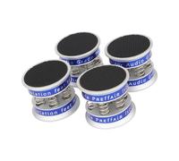 Ldabrye Piedini a molla ammortizzatori per altoparlante, 4 pezzi, per assorbire gli urti, ridurre la risonanza, migliorare il suono, design con accento a molla