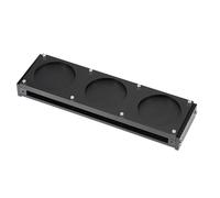 Ldabrye Portabicchieri in acrilico a 3 fori con base antiscivolo per bevande e bevande, vassoio per servire e servire il vassoio in acrilico resistente