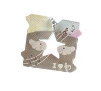 Ldabrye Portachiavi con nota musicale in acrilico, ornamento creativo, adatto per giovani adulti e appassionati di musica, portachiavi con ciondolo in acrilico, B, Taglia unica