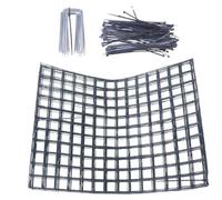 Ldabrye Rete rinforzata per alberi con lacci di fissaggio regolabili e picchetti per promuovere lo sviluppo delle radici degli alberi delle piante e delle coperture per reti da giardino a prova di