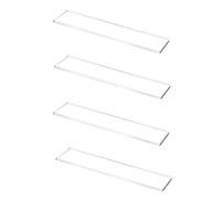 Ldabrye Ripiani acrilici Medicinali Cabinet Sostituzione Con Superfici Liscia Per Bagno Cucina Forniture A Parete Mensole Da Bag