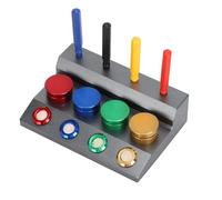 Ldabrye Set di 4 piatti per olio per orologi con strumento di lubrificazione preciso per orologiaio, accessori di riparazione per la manutenzione della lubrificazione, accessori di riparazione