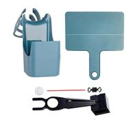 Ldabrye Set di manutenzione per catena portatile, con scatola portaoggetti, adatto per uso domestico e in viaggio su moto e biciclette, efficiente pulitore catena