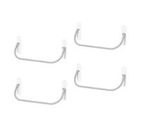 Ldabrye Soluzione moderna per riporre le scarpe da bagno, senza fori, robusta scaffalatura per ambienti umidi, installazione rapida, salvaspazio, da parete