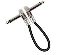 Ldabrye Spazio Ottimizzazione Chitarra Patch Cavi Costruzione In Rame Live Patch Cavi per Effect Board Staccabile Spina Metallo Cavi