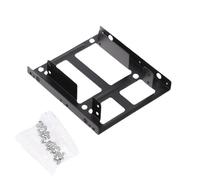 Ldabrye Staffa in metallo adattatore per dischi rigidi da 2,5 a 3,5 pollici per appassionati in cerca di soluzioni di archiviazione Staffa HDD in metallo