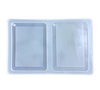 Ldabrye Stampo in silicone per resina, cornice per foto, gioielli, resina epossidica, creazione di gioielli, strumenti artigianali per la casa