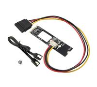 Ldabrye Strumento meno adattatore disco da 2,5 pollici che sostiene il convertitore di struttura del PWB di risparmio di spazio di velocità di trasferimento di 6Gbps per il gioco