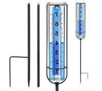 Ldabrye Struttura stabile dei pluviometri all'aperto di durevolezza per l'uso duraturo nei giardini dei venti Caratteristiche Clear Scale Clear Scale Rain Gauges