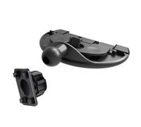 Ldabrye Supporto per telefono da auto in ABS per slot per disco compatto, superfici antiscivolo, non blocca il cruscotto per migliorare il supporto del telefono di guida